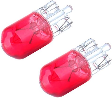 cciyu 20 Pack 194/168/T10 12V 5W Side Marker Light Halogen Bulb (50 PCS Red)