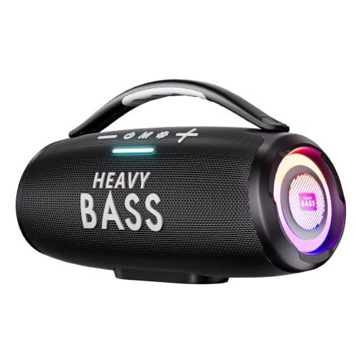 HEAVY BASS Speakers Bluetooth Wireless, 80W Max Loud...