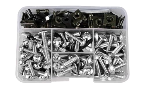 Vis M5 carénage moto racing 1000RR RT kit visserie argent 155 pièces