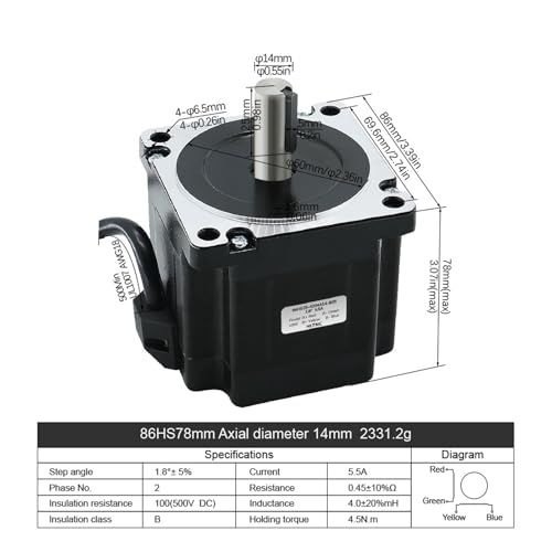 Moteur pas à pas Nema 34 pour stopper les pertes de pas CNC - 3