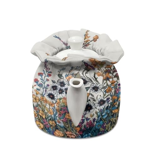 Image of Border Collie Print Tea Cosy Kitchen Home Decorative Tea Pots Cozy Insulation Keep Breakfast Warmer Insulated Teapot Cover Keep Teapot Warm