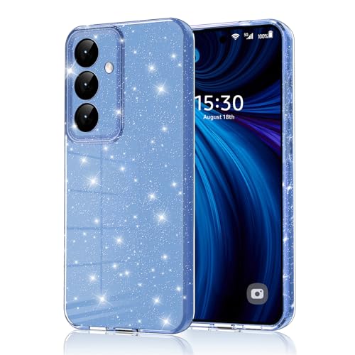 Eherui Coque de téléphone mobile pour Samsung Galaxy S24 FE 5G Glitz, en silicone TPU anti-empreintes digitales, coque de protection antichoc, fine,...