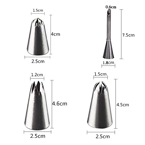 26 Stijlen Rose Bloem Maat Cake Nozzle Keuken Accessoires Creme Icing Piping Tips Fondant Rose Nozzle Decorating… - Image 3