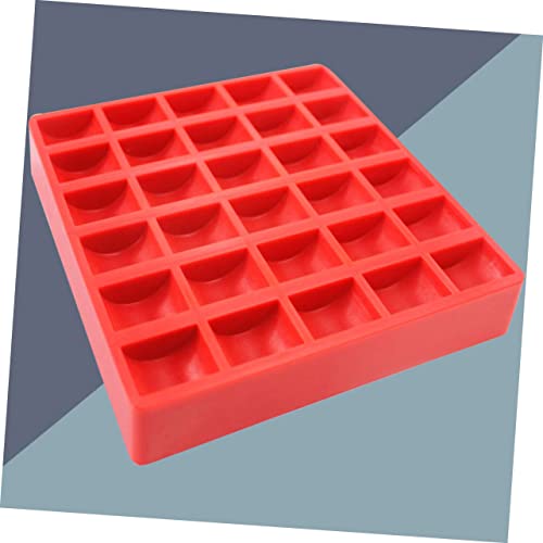 2 cajas plásticas organizadoras para monedas rojo ABS miniatura 6
