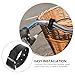 HOMSFOU Bike Basket and Strap - Cycling Scooter Front Basket Belt Thicken Bike Accessories Handlebar Leather Child Container