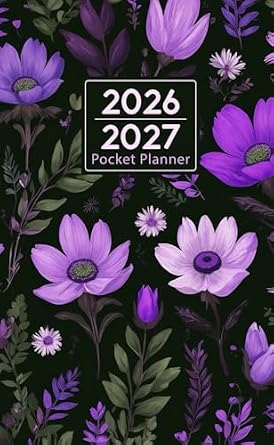 Amazon.com: 2026-2027 Pocket Planner: 2 year Pocket Calendar January ...