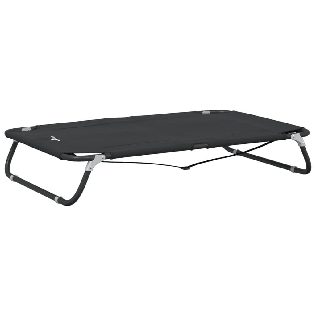 Cama para perros Cesta sofá Cómodo Plegable Tela Oxford y Acero Antracita 02_0043193