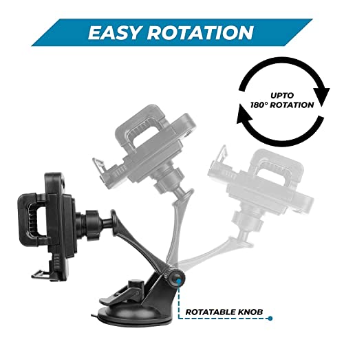 Image of Car Mobile Holder for Car Windshield /Dashboard | Portable Sized | Lightweight |Car Mobile Stand for All Smartphone (Crocodile Holder)