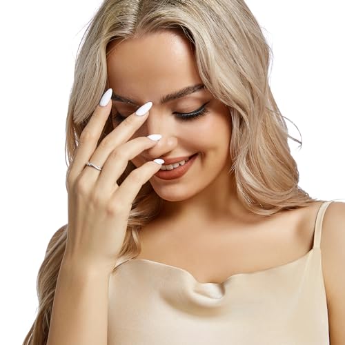 Moissanite Twisted Rope Wedding Band, D Color VVS1 18K White Gold Plated 925 Sterling Silver Moissanite Eternity Ring for Women3