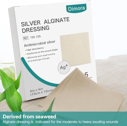 image for Dimora Upgrade Silver Calcium Alginate Wound Dressing -Antibacterial N