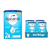 APTAMIL 2 - Latte di Proseguimento in Polvere per Neonati dal 6° mese compiuto al 12° - 4 Confezioni da 750 g