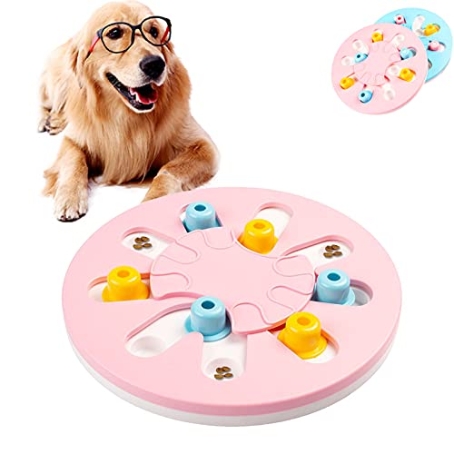 SUOXU Rompecabezas para Perros, Juguete de alimentación Lenta para Perros, dispensador de golosinas para Cachorros, Juguete Interactivo para Perros, comedero de Rompecabezas Interactivo para Perros Cover