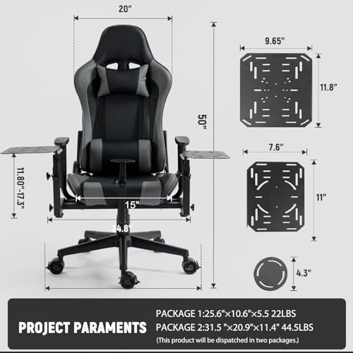 Dardoo Flight Simulator Chair Joystick/Hotas Chair Mount Multifunctional Racing Game Chair fit for Thrustmaster A10C Hotas Warthog Logitech X56 X52 More Stable Flight Sim Stand with Seat Detachable