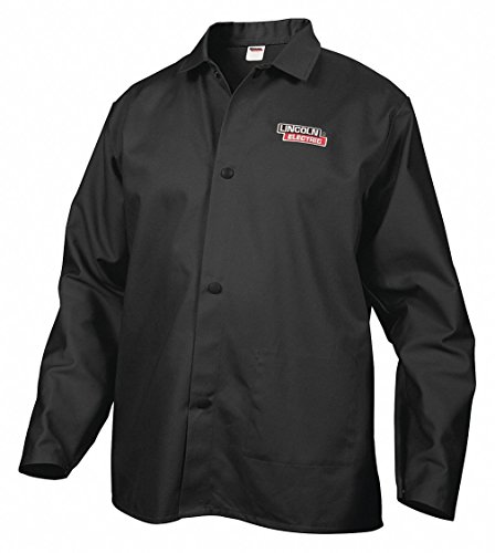 Image of Lincoln Electric KH808XXL Black XX-Large Flame-Resistant Cloth Welding Jacket