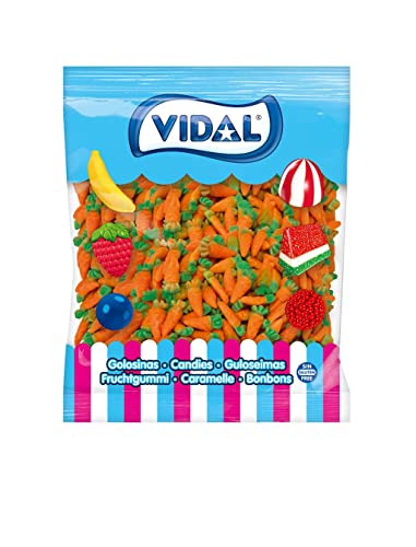 Vidal Golosinas. Zanahorias. Bolsa 1 Kg.