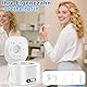 Charmofun Ultraschallreinigungsgerät, 49000Hz 340ML Ultraschallreiniger mit UV-Licht, 24W Ultrasonic Cleaner für Zahnersatz Aligner Prothesen Zahnschiene Schmuck (Weiß)