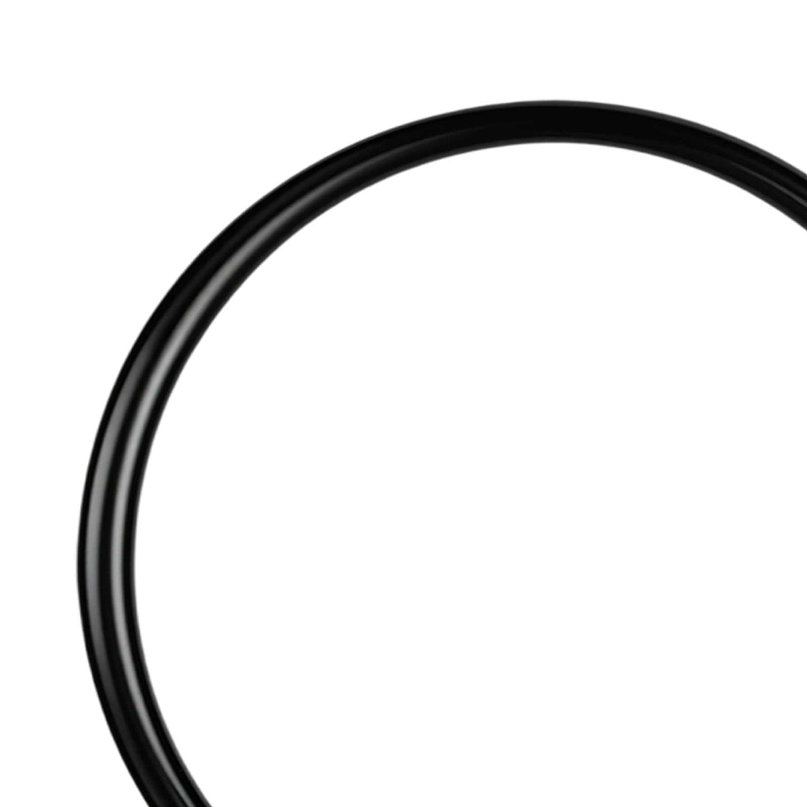 8 Soportes para Macetas de Pared de Metal 20 cm Negro - Anillos para Plantas con Tornillos Incluidos - Jardín Balcón Terraza Interior Exterior