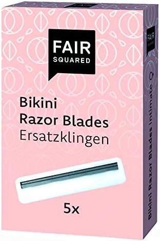 Fair SquaredBikini Razor Blades 5Pc, 1 EA