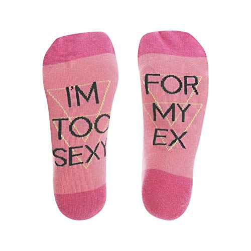 Pavilion-Gift-Company-Im-Too-Sexy-for-My-Ex-Pink-Gold-Funny-Divorce-Womens-Socks-One-Size-Fits-Most - DumpADate.com