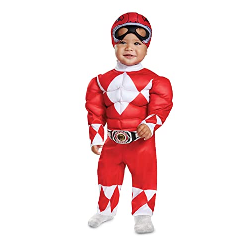 Disfraz Completo Red Ranger Niños Mediano 3T-4T miniatura 6