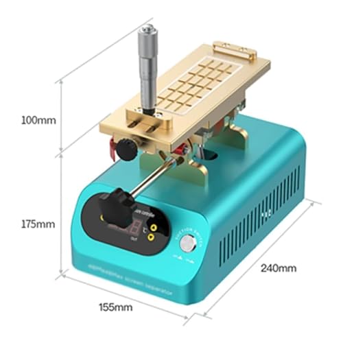 Separatore LCD da 7 pollici per riparazioni di telefoni cellulari, temperatura regolabile, strumento essenziale per appassionati di tecnologia fai da te e professionisti della riparazione