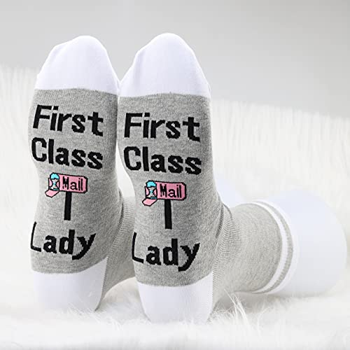MBMSO First Class Mail Lady Postal Carrier Gift - 2 Pairs2