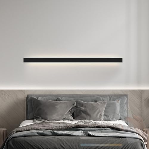 Aplique de pared LED de aluminio y acrílico con diseño arquitectónico para interiores