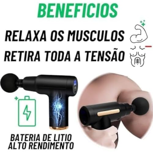 Massageador Elétrico Profissional Muscular Pistola Massagem Pistola Massageadora Onyon