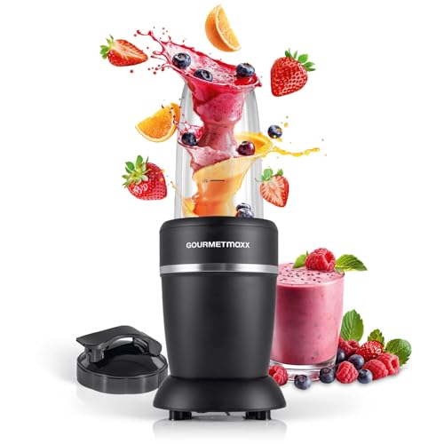 GOURMETmaxx Blender & Smoothie Maker 4-pz. | Frullatore elettrico per un pieno di vitamine da...