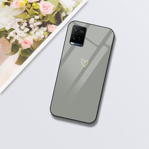 Image of COLORflow Back Cover Compatible with Vivo Y21 2021 / Y33s / Y21s | Heart Notes Color Customized | Shockproof TPU Bumper with Camera Protection Back Cover Compatible with Vivo Y21 2021 / Y33s / Y21s