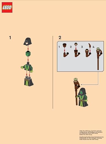 Ninjago Dragons Rising Stagione 1: Minifigura Spirito del Tempio con Personale - Lego - Immagine 3