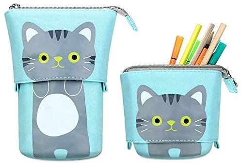 See full amazon price history chart for THE TRUST BOX Stand Store pencil holder canvas + PU cartoon cute telescopic pencil pouch bag stationary pen case box with zipper closure | Colour : Blue THE TRUST BOX Stand Store pencil holder canvas + PU cartoon cute telescopic pencil pouch bag stationary pen case box with zipper closure | Colour : Blue (B09N3ZG3DM) Amazon Price History, Amazon Price Tracker