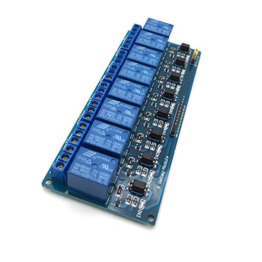 AptoFun - Modulo relè a 8 canali per Arduino Raspberry Pi Arm AVR DSP PIC (8 canali)