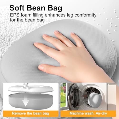 Beanbag Tablet Pillow Stand Raises Screen Height, Hands Free Reading Holder - image 6