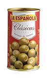 aceituna verde La Española - Aceitunas verdes rellenas de anchoa clásicas - 150 g - [Pack de 3]