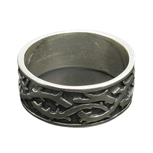 Bague en argent 925 fil barbelé pour affirmer son style rock lors de vos sorties