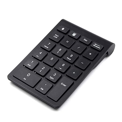Bluetooth Number Pad, Wireless Numeric Keypad - Slim 22-Key Financial Accounting Numeric Keypad External Numpad Keyboard Extensions for Data Entry in Excel for Laptop, Tablets, PC, Windows, Notebook.
