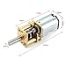 uxcell DC 6V 10RPM Micro Speed Reduction Motor Mini Gear Box Motor with 2 Terminals for RC Car Robot Model DIY Engine