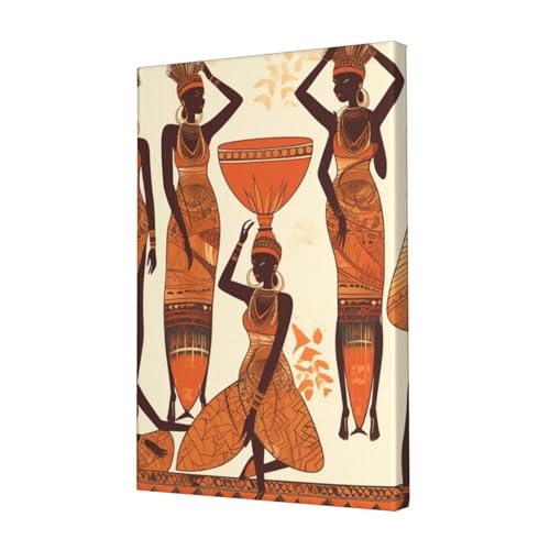 Toile de femme tribale africaine haute définition poster 30x45cm