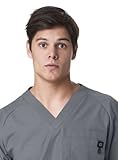 WonderWink Men's Raglan Solid 5 Pocket Scrub Top