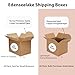 Edenseelake Cardboard Boxes 6 x 6 x 6 inches Small Shipping Boxes, 25 Pack