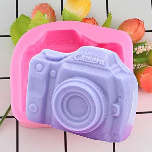 Miniatura 4 de Molde de fondant para cámara de silicona para pastel de chocolate, molde de caramelo, herramientas de pastelería para hornear, mini molde de jabón