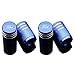 Car Tire Air Valve Caps- Auto Wheel Tyre Dust Stems Cover with Logo Emblem Waterproof Dust-Proof Universal fit for Cars, SUV, Truck, Motorcycles 4 Pieces
