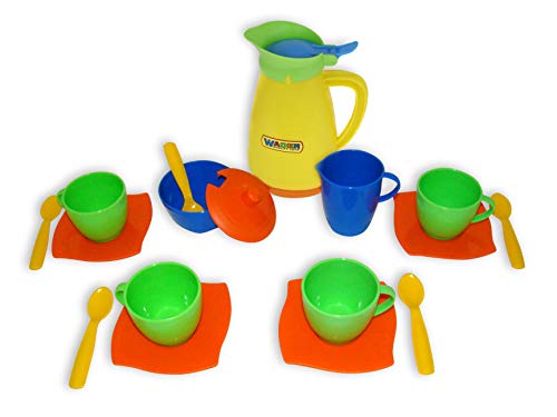 Wader Quality Toys - Juego de café y té de Juguete (Wader PW40619) [Importado]