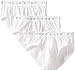 BOSS HUGO BOSS Men's Cotton 3 Pack Traditional Brief, White, Medium