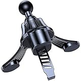 Andobil 車載ホルダー 送風口用クリップ 3点留めクリップ 17㎜のボールジョイント【99％の車載ホルダー＆95%以上の送風口に適応】 スマホホルダー 車 万能クリップ 高安定感 高耐久性