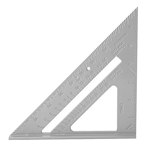 Regla triangular de aleación de aluminio Xolsurg para proyectos de carpintería