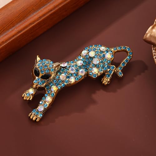 Image of Animal Brooch for Men Vintage Metal Wildlife Lapel Pin Suit Jacket Badge Fashion Accessories for Men