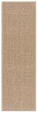 SAFAVIEH Natural Fiber Collection Runner Rug - 2'6' x 6', Natural & Beige, Seagrass, Basketweave Pattern with Border (NF114A)