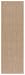 Safavieh Natural Fiber Collection NF114A Basketweave Natural and  Beige Seagrass Runner (2'6" x 6')